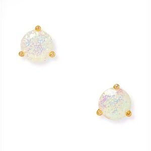 Kate Spade Rise and Shine Opal Glitter stud earrings